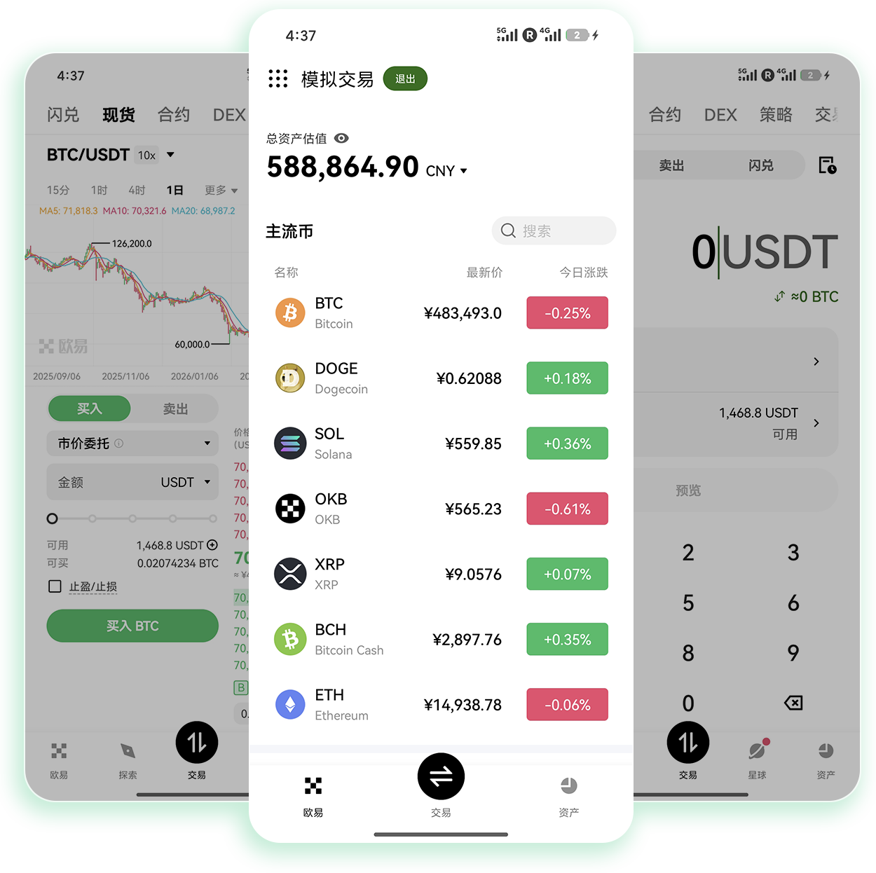 ouyi下载 支持策略一键跟单的加密货币交易官方安装包